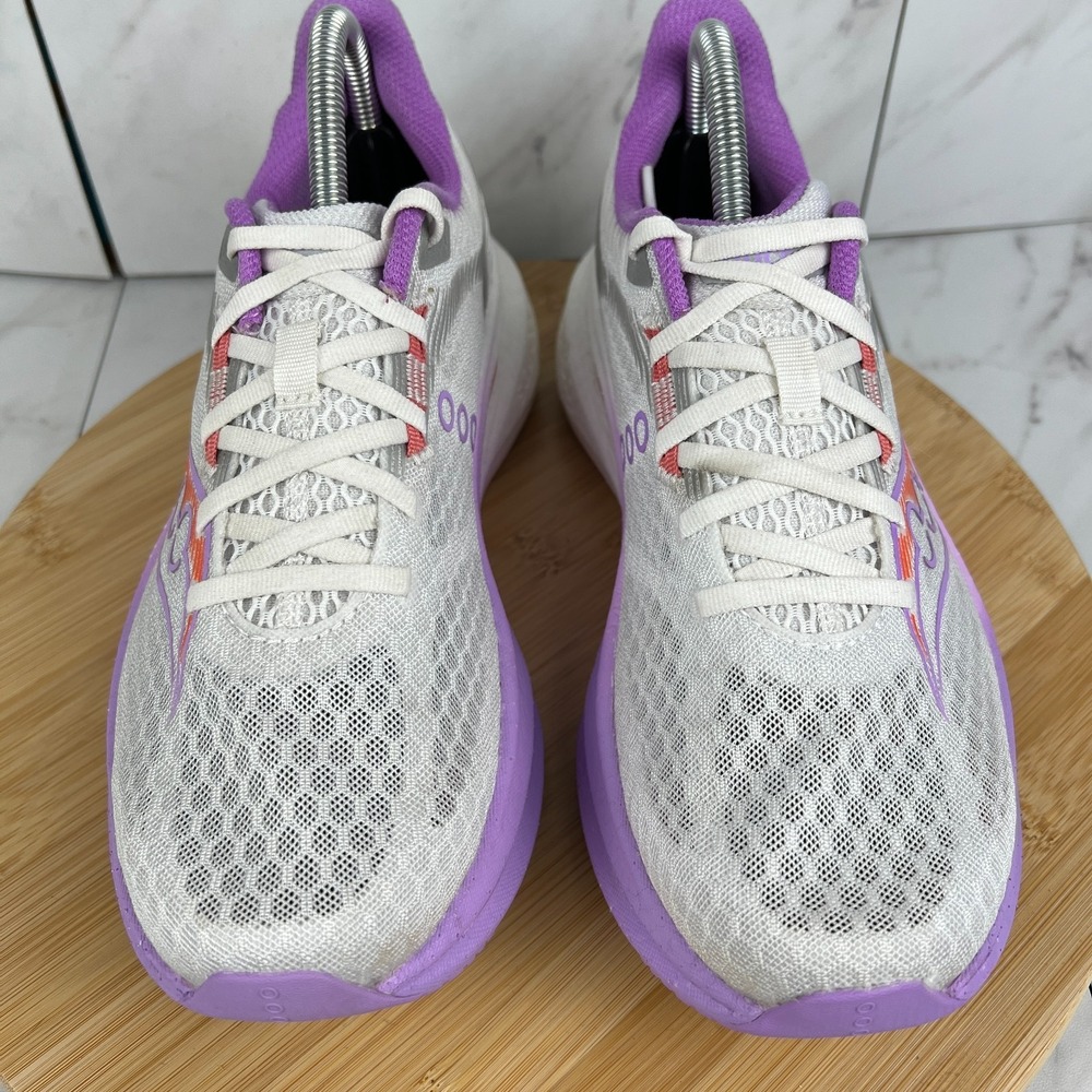 Saucony Endorphin Speed 5 Womens Size 9.5 White Crocus Running Shoe S11007-340 - Picture 4 of 12